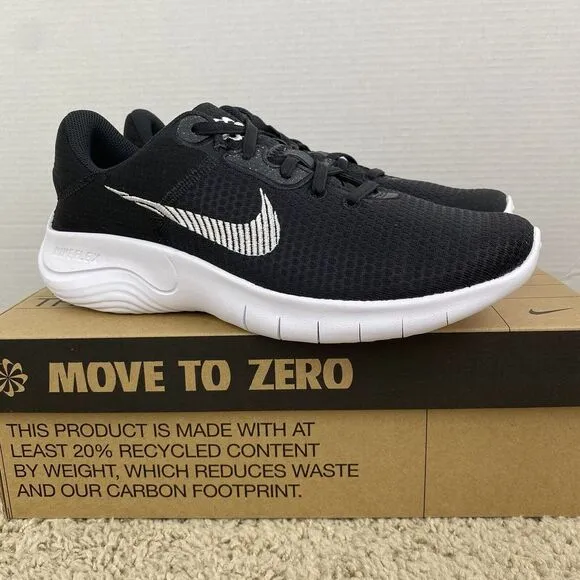 Nike Flex Experience‎ Run 11 DD9284-001 Men's Black White Running Shoes Size 8
