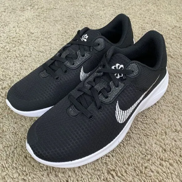 Nike Flex Experience‎ Run 11 DD9284-001 Men's Black White Running Shoes Size 8