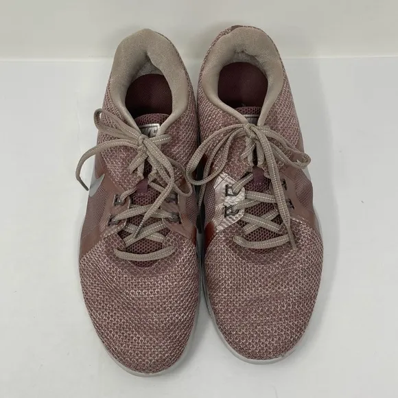 Nike Flex Trainer 8 Shoes‎ Womens 10 Pink Smokey Mauve 924340-200 Running Shoes