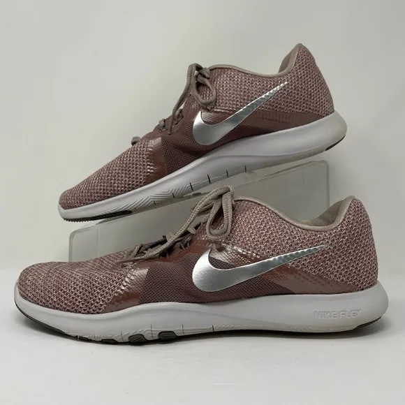 Nike Flex Trainer 8 Shoes‎ Womens 10 Pink Smokey Mauve 924340-200 Running Shoes