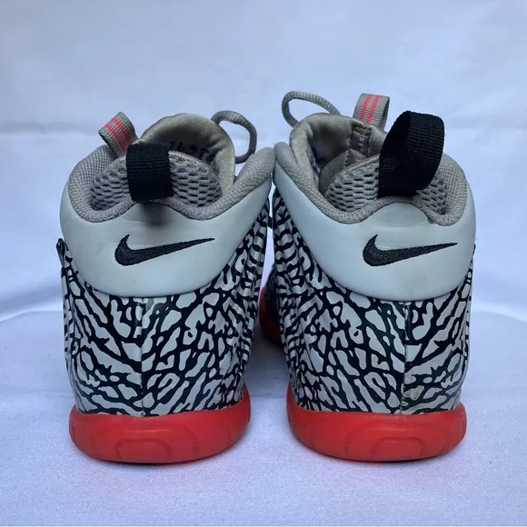 Nike Foamposite Pro GS Pink Elephant Grey Black Shoes