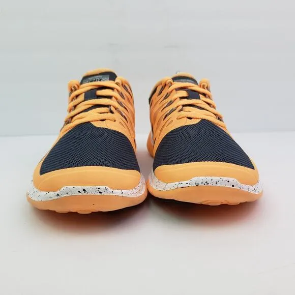 Nike ID Free 5.0 Womens Size 8 Orange Gray Running Sneaker Shoes