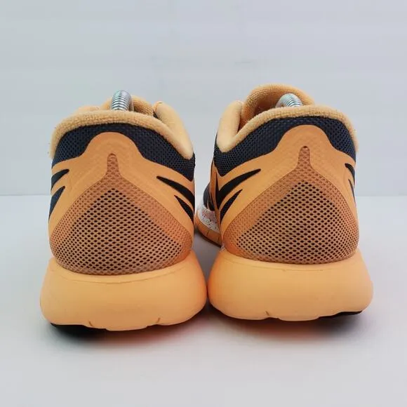 Nike ID Free 5.0 Womens Size 8 Orange Gray Running Sneaker Shoes