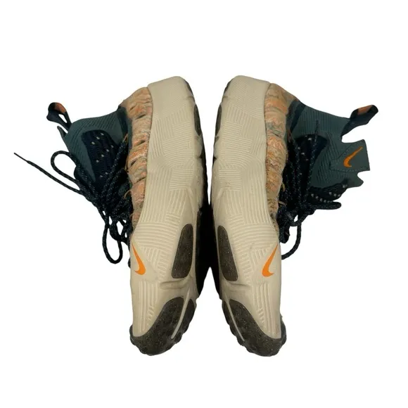 Nike ISPA Sense Flyknit Shoes Mineral Slate Magma Orange Men's Size 7 Running