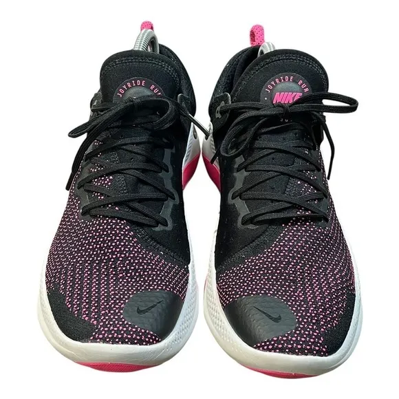 Nike Joyride Run Flyknit Pink Blast Shoes Cushioned Black Pink Men's Size 11.5‎