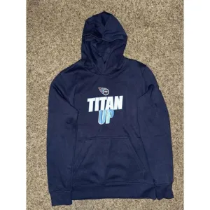 Nike Kids Tennessee Titans Navy Fan Gear Local Club Pullover Hoodie