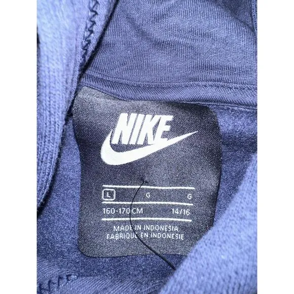 Nike Kids Tennessee Titans Navy Fan Gear Local Club Pullover Hoodie