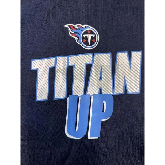 Nike Kids Tennessee Titans Navy Fan Gear Local Club Pullover Hoodie