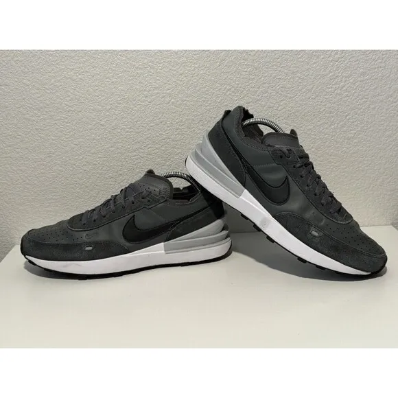 Nike Mens Waffle One Running Shoes Size 9.5 Gray Sneakers DA7995-100