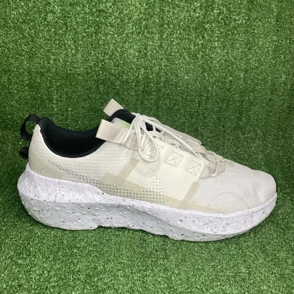 Nike Mens White Crater Impact SE DJ6308-100 Lace Up Running Shoes Size US 14