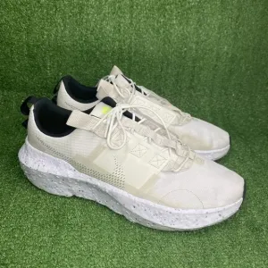 Nike Mens White Crater Impact SE DJ6308-100 Lace Up Running Shoes Size US 14