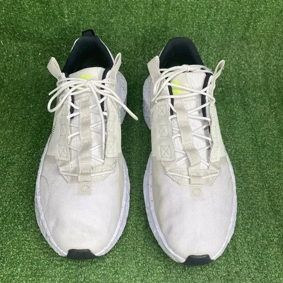 Nike Mens White Crater Impact SE DJ6308-100 Lace Up Running Shoes Size US 14