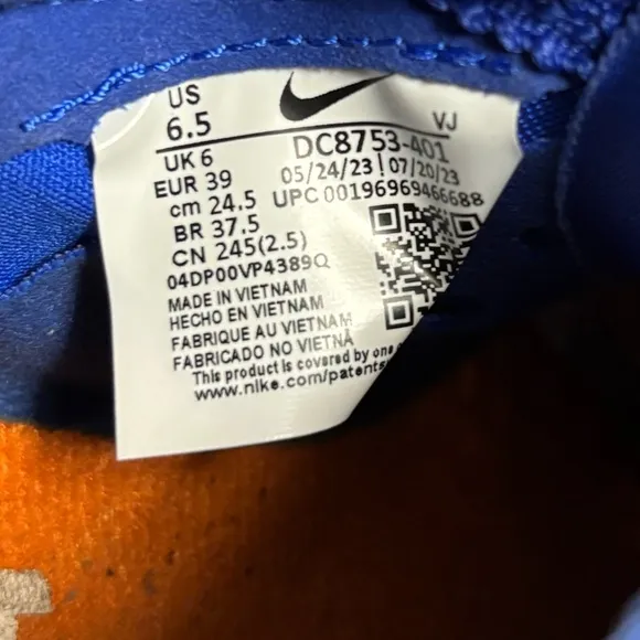 Nike Men's Zoom Rival Sprint Running Shoes Size 6.5 Racer Blue