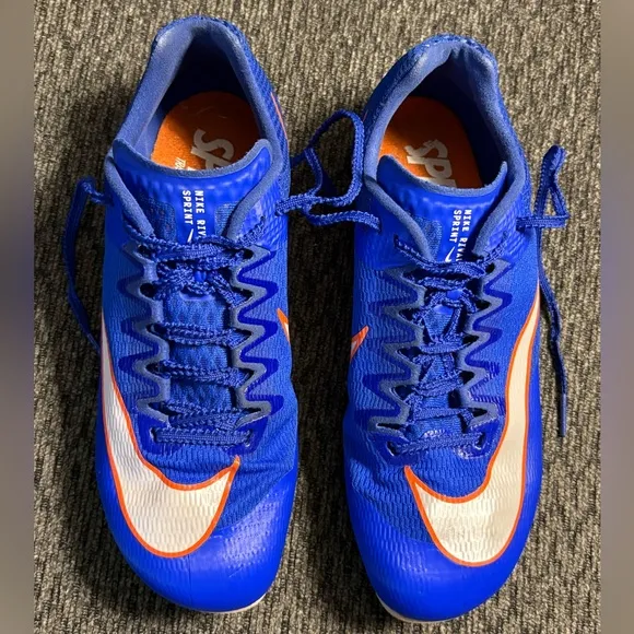 Nike Men's Zoom Rival Sprint Running Shoes Size 6.5 Racer Blue