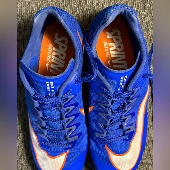 Nike Men's Zoom Rival Sprint Running Shoes Size 6.5 Racer Blue