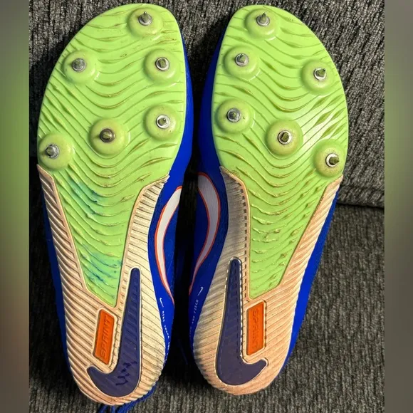 Nike Men's Zoom Rival Sprint Running Shoes Size 6.5 Racer Blue