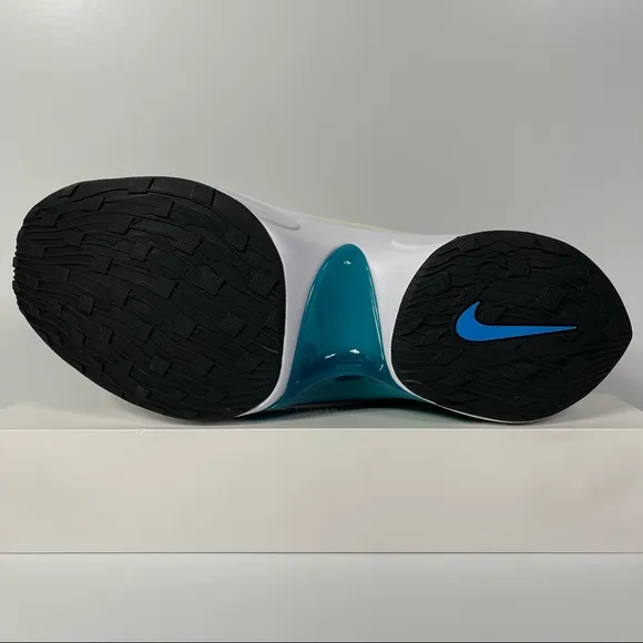 NIKE N110 D/MS/X DIMSIX FLYKNIT MENS RUNNING SHOES SIZE 10 BLACK BLUE RED NEW