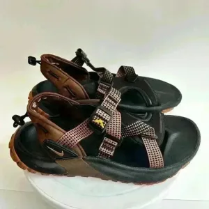 Nike Oneonta Next Nature Sandals Women 7 Brown Black Strappy Trail DJ6604-002