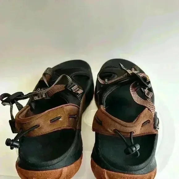 Nike Oneonta Next Nature Sandals Women 7 Brown Black Strappy Trail DJ6604-002