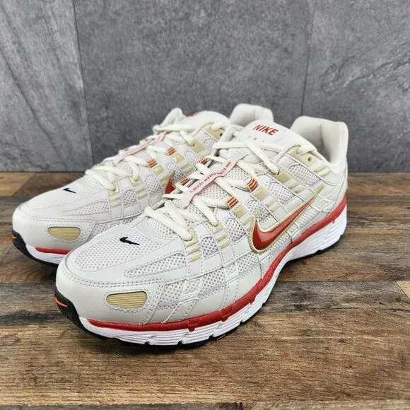 Nike P-6000 Size 12 Mens Phantom Dragon Red White Black Casual Shoes Sneakers