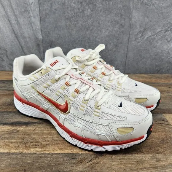 Nike P-6000 Size 12 Mens Phantom Dragon Red White Black Casual Shoes Sneakers