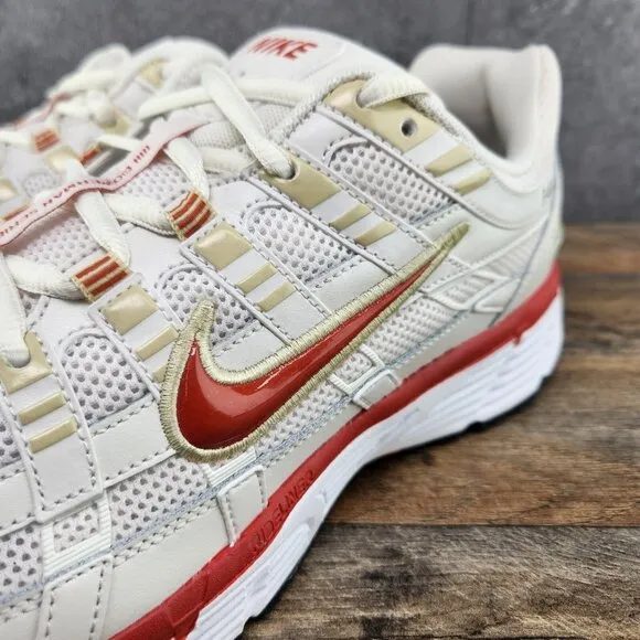 Nike P-6000 Size 12 Mens Phantom Dragon Red White Black Casual Shoes Sneakers