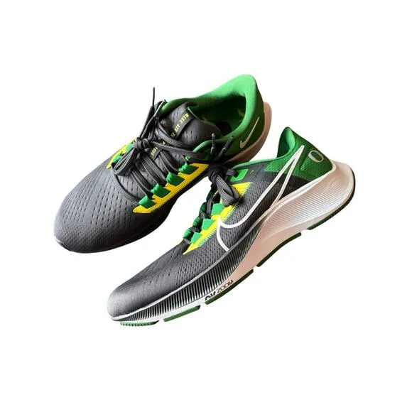 Nike Peagasus 38 Running Shoes Oregon Ducks Air Zoom DJ0840-001 Mens 9.5 Green