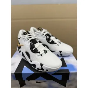 Nike PG 6 Orange Chalk White Black Basketball Shoes DC1974-101 Men's 9 NIB