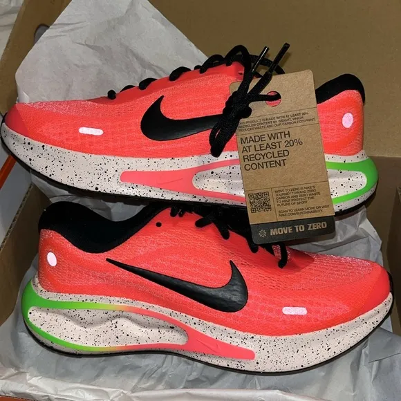 Nike Pink and Black Running Shoes