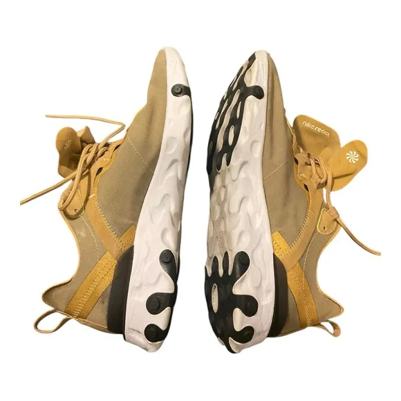 Nike React Element 55 Men's Running Shoes Metallic  Gold Size 8