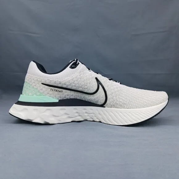 Nike React Infinity Run Flyknit 3 Mens Running DH5392 004 White Green Sizes 7-12
