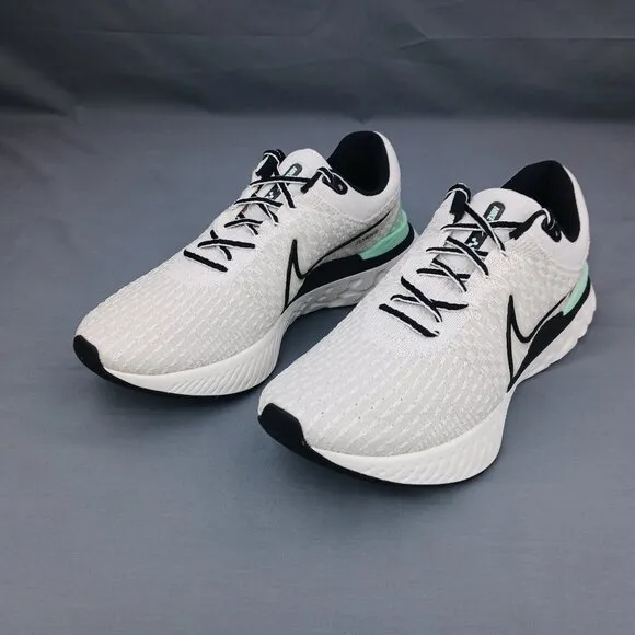 Nike React Infinity Run Flyknit 3 Mens Running DH5392 004 White Green Sizes 7-12