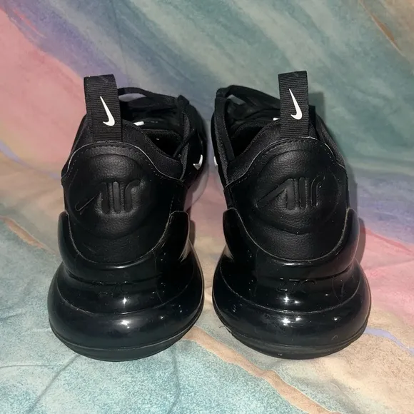 Nike Shoes Mens size 13 White Black Air Max 270 Premium Leather Sneakers