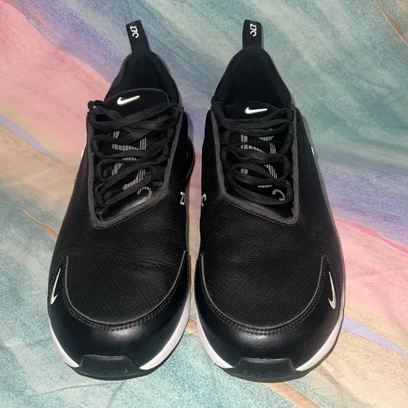 Nike Shoes Mens size 13 White Black Air Max 270 Premium Leather Sneakers