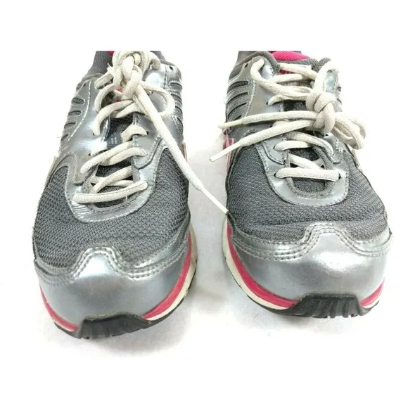 Nike Shox Running Shoes Grey/Pink Size 6Y