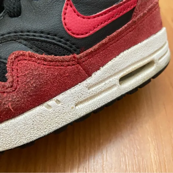 Nike Toddlers Air Max Red &amp; Black Sneakers Size 7C