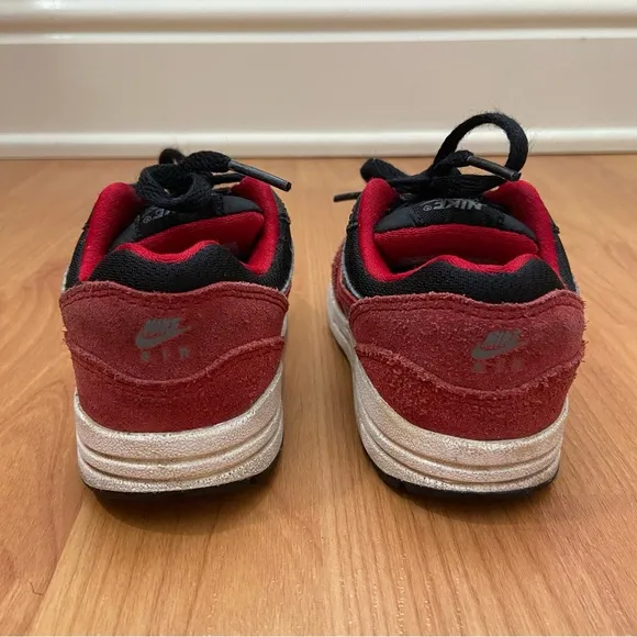 Nike Toddlers Air Max Red &amp; Black Sneakers Size 7C