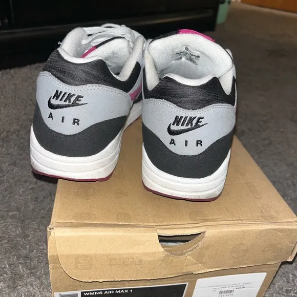 Nike Women's Air Max 1 - Black and Pink