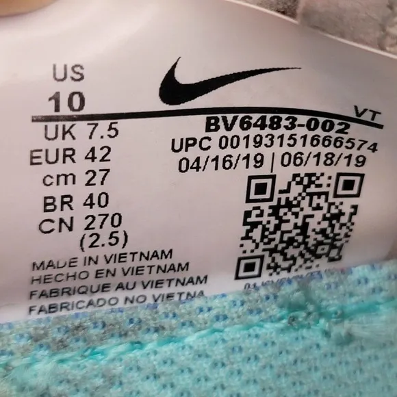Nike Women's Air Vapormax SE Phantom Pewter Running Shoes BV6483-002 Size‎ 10