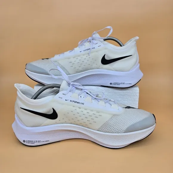 Nike Zoom Fly 3 White Black Vapor Men's Running Shoes Size 11.5