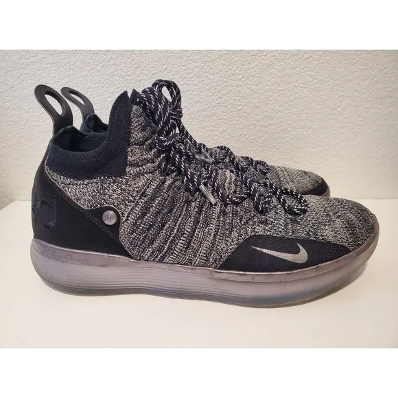 Nike Zoom KD 11 Still KD 2018 Oreo Kevin Durant Basketball Shoes Mens Sz 13