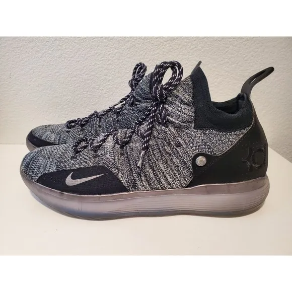 Nike Zoom KD 11 Still KD 2018 Oreo Kevin Durant Basketball Shoes Mens Sz 13