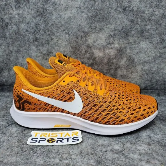 Nike Zoom Pegasus 35 TB Running Shoes Mens 8 Orange White AO3905-810