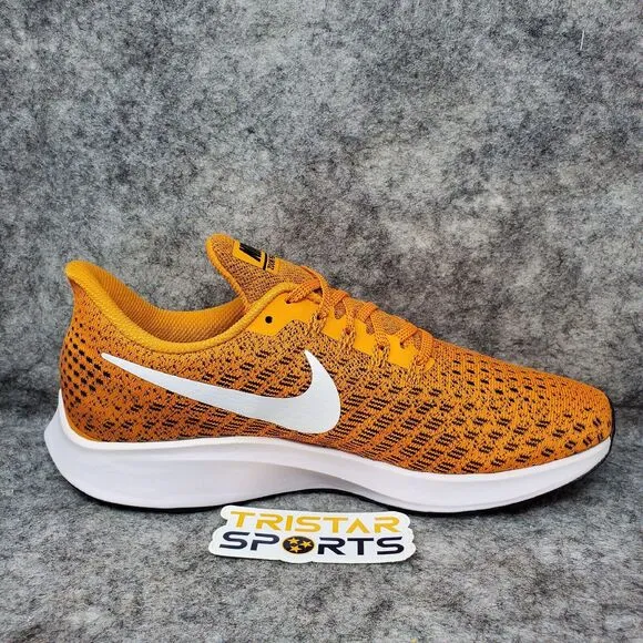 Nike Zoom Pegasus 35 TB Running Shoes Mens 8 Orange White AO3905-810