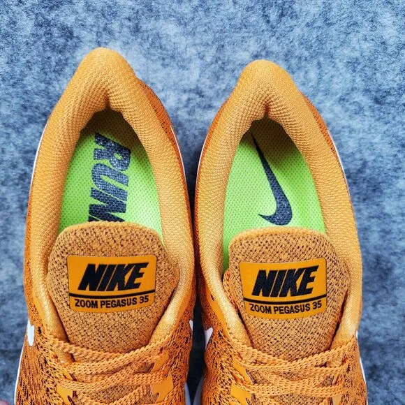 Nike Zoom Pegasus 35 TB Running Shoes Mens 8 Orange White AO3905-810