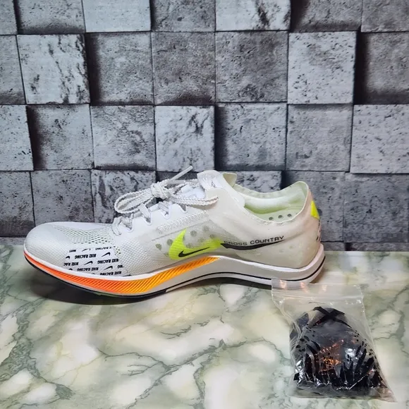 Nike Zoomx Dragonfly White Total Orange Size 4.5 Track &amp;Field Running shoes