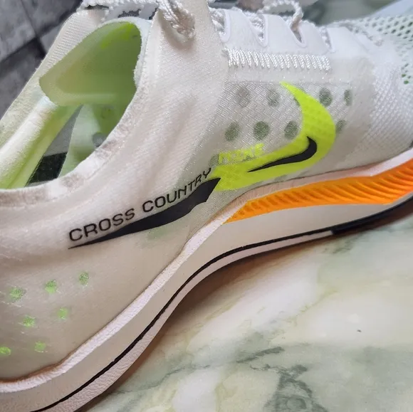 Nike Zoomx Dragonfly White Total Orange Size 4.5 Track &amp;Field Running shoes