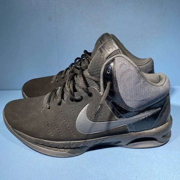 Nike Air Visi Pro VI Basketball Shoes 749168-003 Black Suede Sz 11