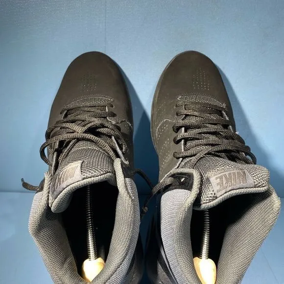 Nike Air Visi Pro VI Basketball Shoes 749168-003 Black Suede Sz 11