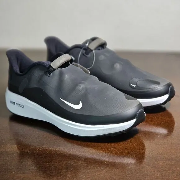 Nike React Ace Tour Flyease Golf Shoes Black CW3096-001 Women's Size 8.5 Oreo